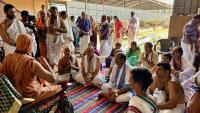 HH Swamiji's visit to Shri Venkatramana Temple Goshala at Karkala (14 Feb 2025)